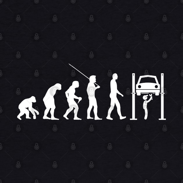 Car mechanic evolution shirt by missalona